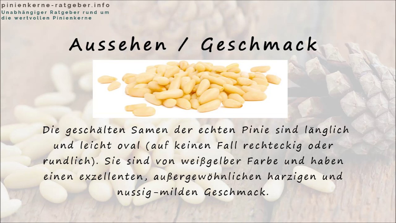Pinienkerne - gesund und vielseitig