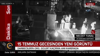 Darbecilerin Orgeneral Güler"i kaçırmaya çalıştıkları ve çatışma anı ortaya çıktı