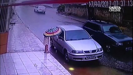 Menina desaparecida entrou em carro de estranho