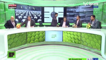 Argentine : Un journaliste craque en direct en plein débat sur le football (Vidéo)