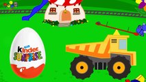 Construction Machines for Kids | Excavator and Truck - Fence | Maszyny Budowlane Dla Dzieci