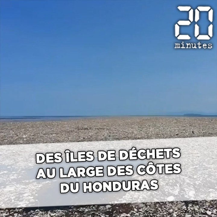 Des îles de déchets formées au large des côtes du Honduras