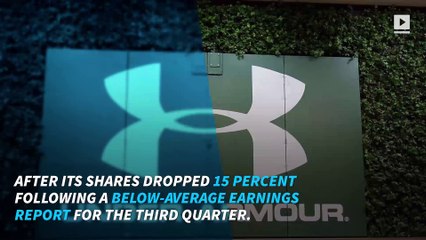 Under Armour shares fall after missing on third quarter revenue