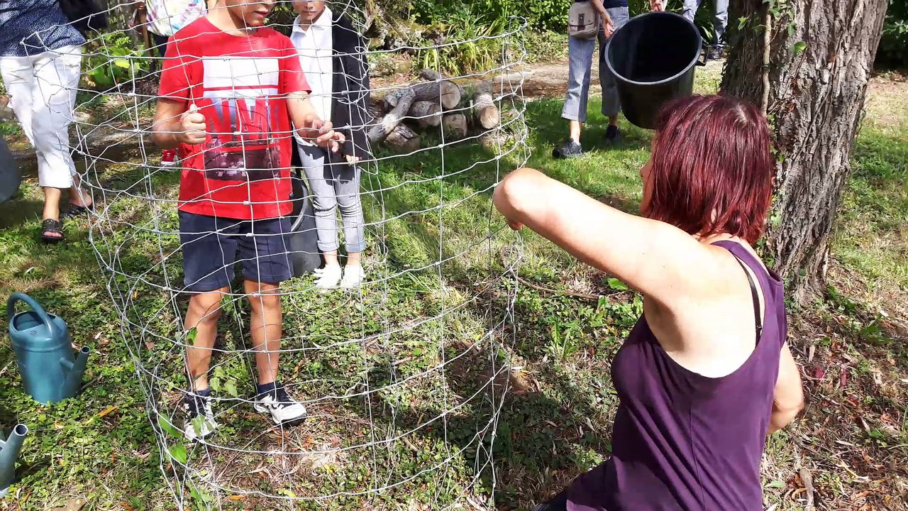 Réalisation de compost au CPIE de Saint-Martin de Seignanx