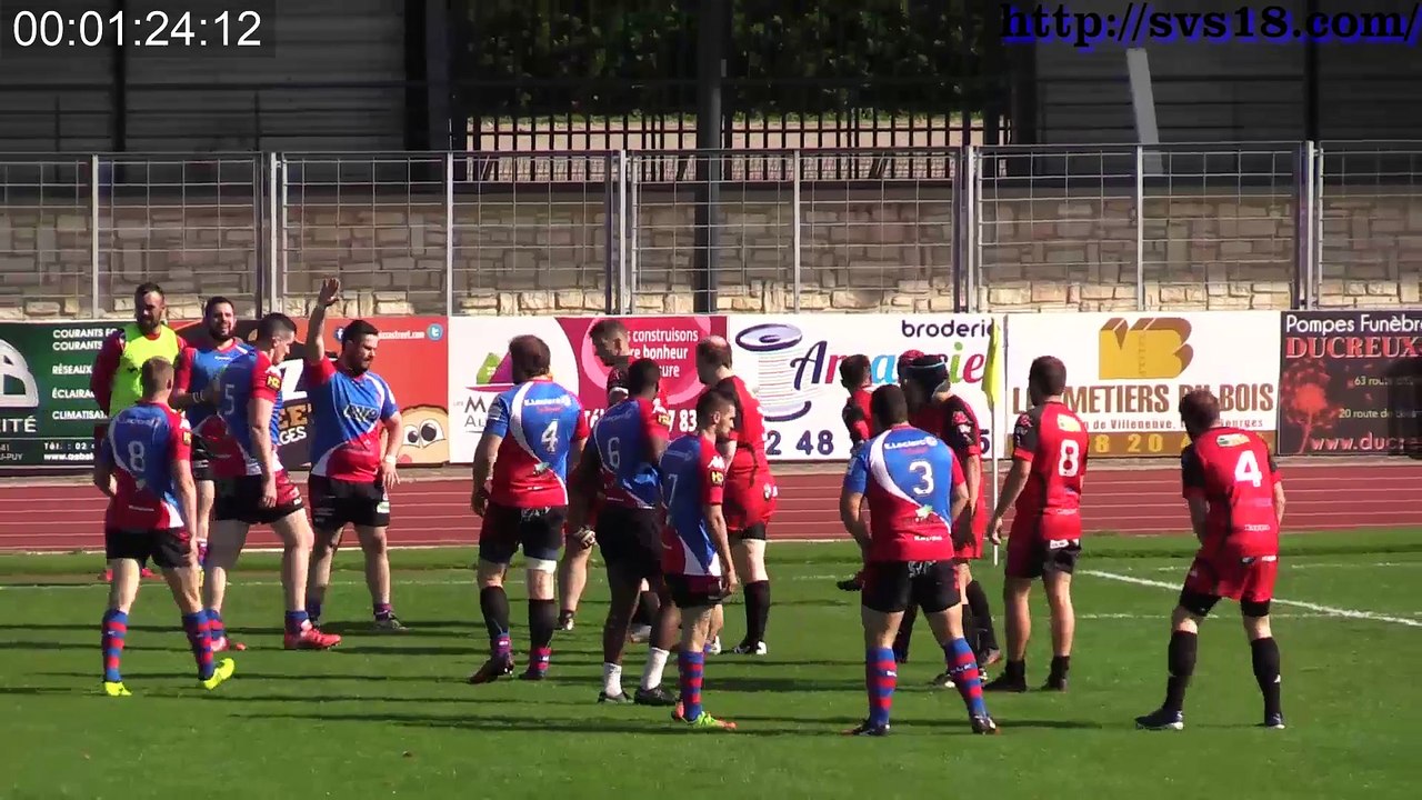 15/10/2017 - Bourges XV réserve - Le Creusot réserve 1ere mi-temps