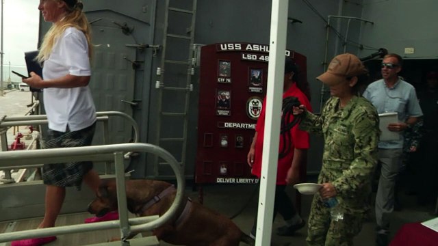 Rescued US sailors arrive in Japan