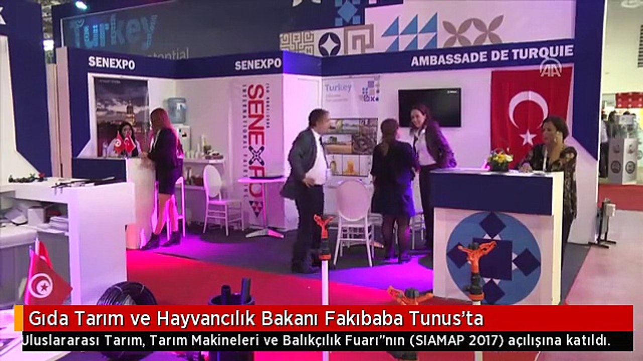 Gıda Tarım ve Hayvancılık Bakanı Fakıbaba Tunus'ta