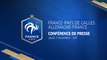 Jeudi 2 novembre à 14h00 : Conférence de Didier Deschamps en direct I FFF