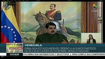 Maduro afirma que EE.UU. ordenó a algunos partidos no ir a elecciones