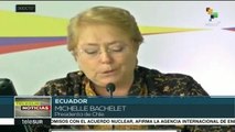 Presidentes de Chile y Ecuador se reúnen en Galápagos
