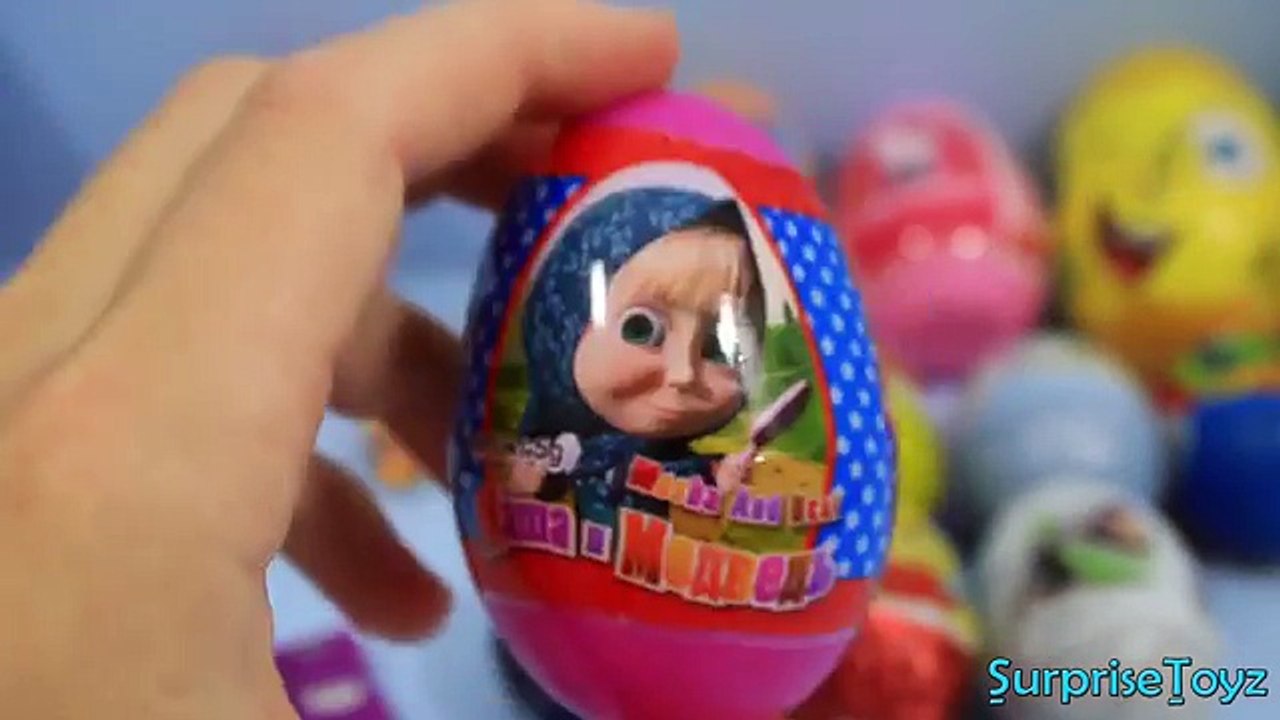 20 Surprise eggs, Disney Cars 2 Thomas Hello Kitty Мультфильм сюрприз яйца (Серия 50)
