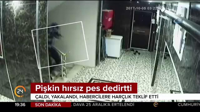 Pişkin hırsız pes dedirtti
