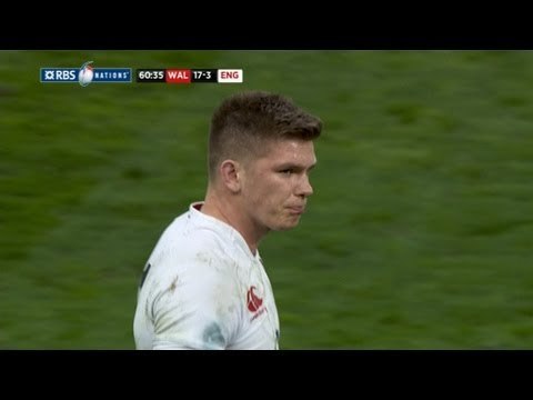 Owen Farrell Misses a 2nd Half Penalty, Wales v England 16 March 2013