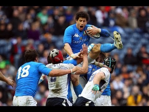 Look back at the Tries of 2013: Alessandro Zanni Try Scotland v Italy 09 Feb 2013