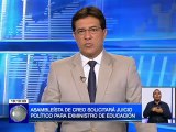 Asambleíta de CREO solicitará juicio político para exministro de educación