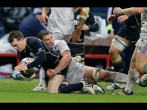RBS 6 Nations Best Tackles Compilation