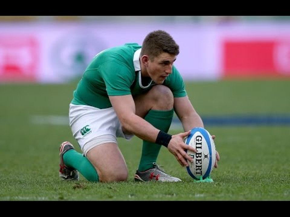 Ian Keatley's first penalty, Italy v Ireland, 07th Feb 2015