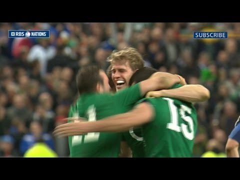 France v Ireland - Official Short Highlights Worldwide 15th March 2014