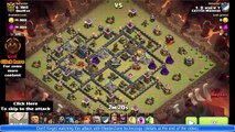 War vs OneHive - Max Valkyrie Attack Strategy vs Fully Maxed TH9 With 2 Jump Spells - Clash Of Clans