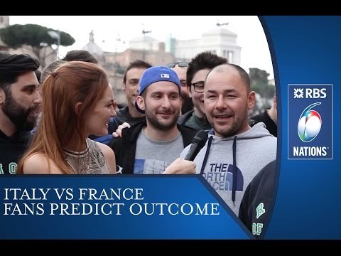 Italy v France - Fans Predict Outcome