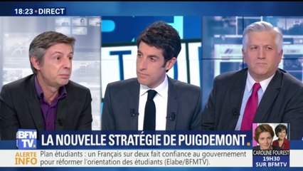 Carles Puidgemont à Bruxelles: "Il fait du théâtre médiatique"
