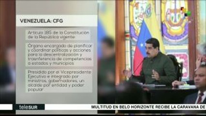 Venezuela: Maduro encabeza Consejo Federal de Gobierno
