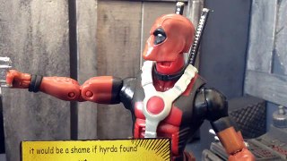 Deadpool Stop Motion- [Deadpool & Domino vs Taskmaster]