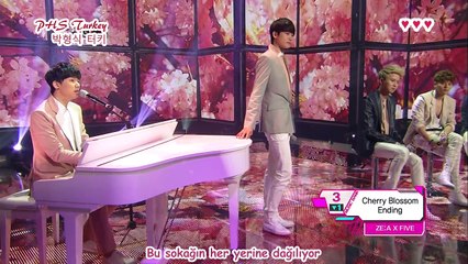 130412 ZE:A FIVE   Cherry Blossom Ending 벚꽃엔딩 [Türkçe Altyazılı/Tr Sub]