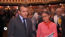 Quand Emmanuel Macron chante avec les choristes de l'opéra de Strasbourg