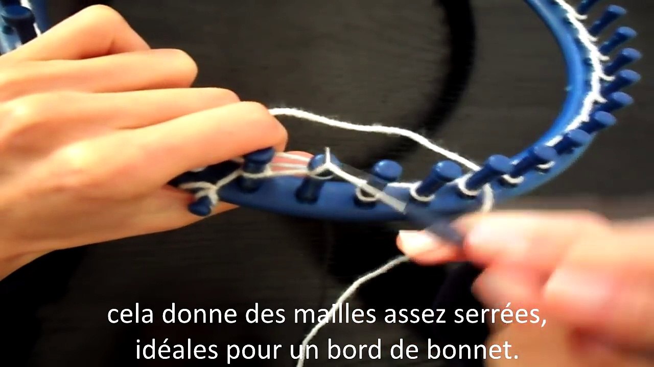 TRICOTER UN BONNET FACILE EN POINT DE RIZ