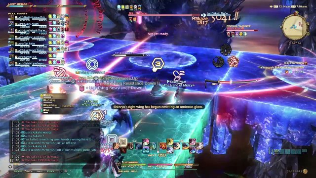 FFXIV: Shinryu Extreme Clear - Melee PoV