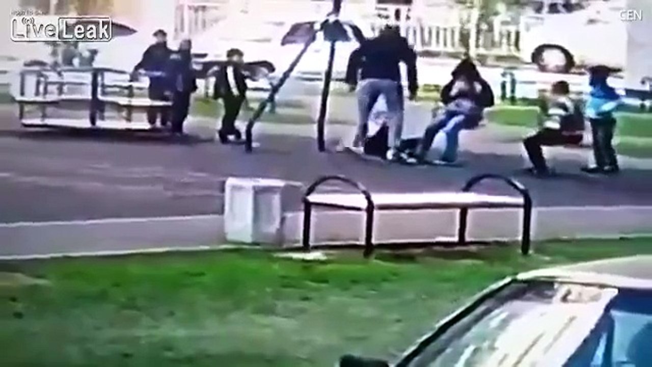Russian Father Beats Two 9-Year-Old Boys For Allegedly Bullying His Son!