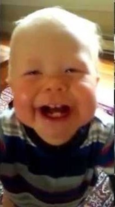 Baby Heath Can't Stop Laughing at Daddy's Cough