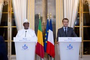 Déclaration conjointe du Président de la République Emmanuel Macron avec M. Ibrahim Boubacar Keïta, Président de la République du Mali