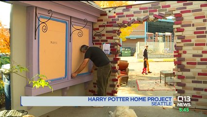 Washington Homeowner Recreates Diagon Alley in His Driveway