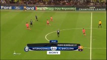 09/10 Esteban Cambiasso vs Barcelona - Champions League SF, 1st Leg(All Touches and Actions)