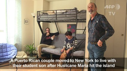 Displaced Puerto Ricans find refuge in New York