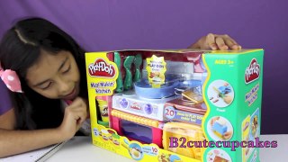 PLAY -DOH MEAL MAKIN KITCHEN PLAY- DOH REVIEW & PLAY| B2cutecupcakes