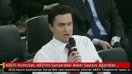 ABD'li Komutan, ABD'nin Suriye'deki Asker Sayısını Ağzından Kaçırdı