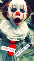 Kid Dresses as Pennywise the Clown