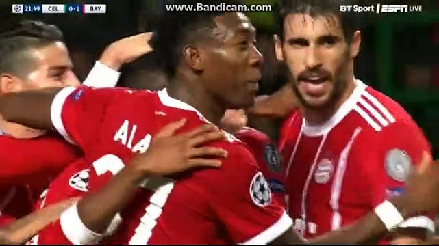 Kingsley Coman Goal - Celtic 0-1 Bayern Munich 31.10.2017