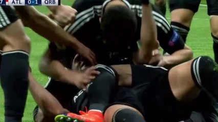 Michel Goal HD - Atl. Madrid 0-1 Qarabag - 31.10.2017