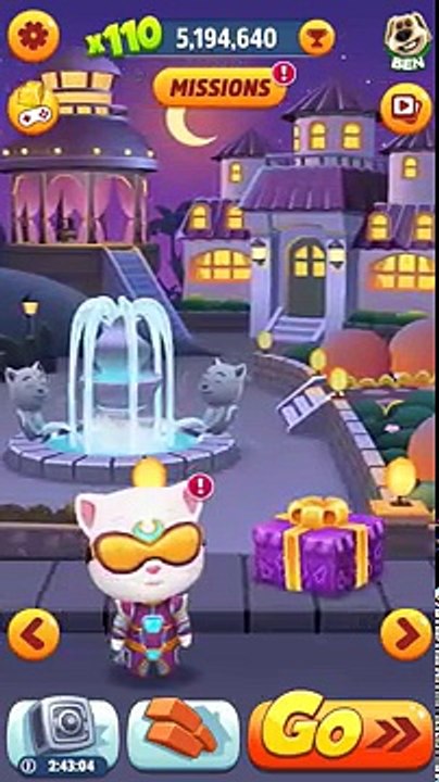 This is the Future - Talking Tom Gold Run Christmas Update - New Charer Cyber Angela
