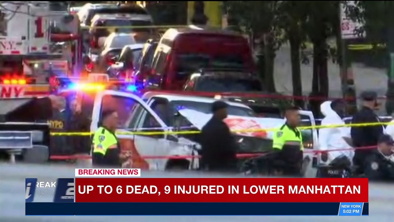 BREAKING NEWS | Truck drove on bike path, hitting pedestrians | Tuesday, October 31st 2017