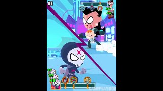 Teeny Titans - Triple Red X VS The Hooded Hood - iOS / Android - Gameplay Video