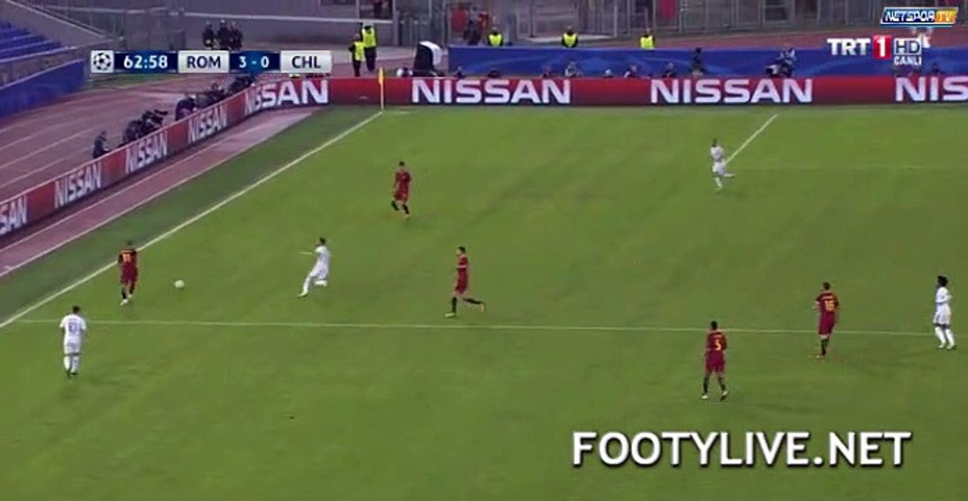 3-0 Diego Perotti  Goal HD - AS Roma 3-0 Chelsea 31.10.2017 HD