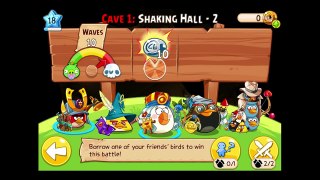 Angry Birds Epic - Cave 1 : Shaking Hall 2 with Pigianer Gameplay&Walkthrough
