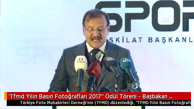 'Tfmd Yılın Basın Fotoğrafları 2017 Ödül Töreni - Başbakan Yardımcısı Çavuşoğlu (2)