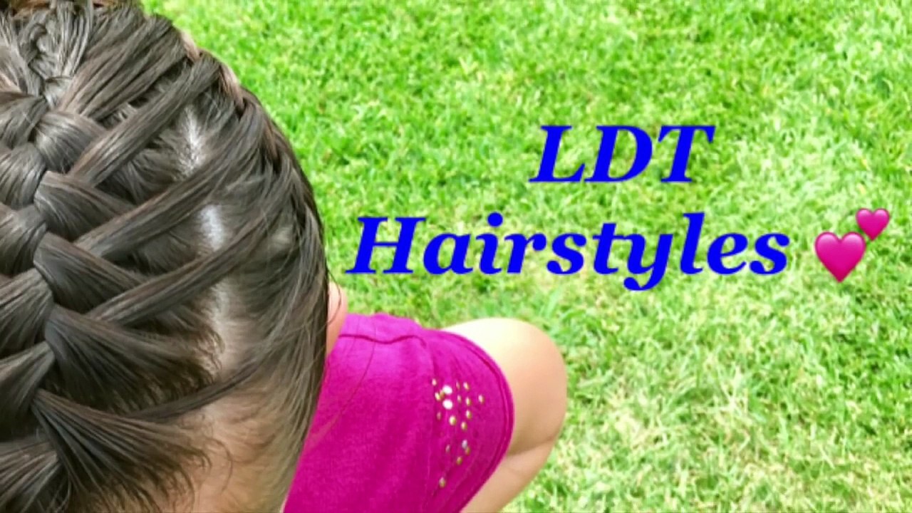 Double Waterfall French Braid