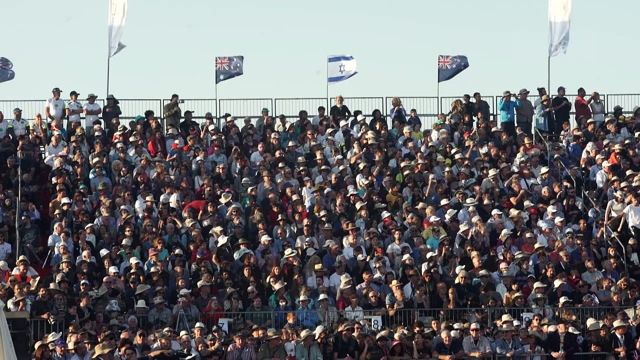Riders reenact WWI ANZAC cavalry charge in Israel